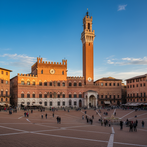 Piazza del Campo em Siena, Toscana